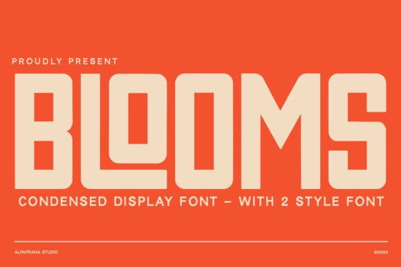 Blooms: The Condensed Display Font Defining Modern Visual Identity