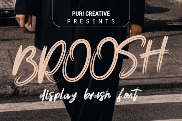 Broosh Font: Elevating Design with Dynamic Energy and Playful Flair
