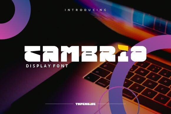 Cambrio Display: Bold Urban Typography