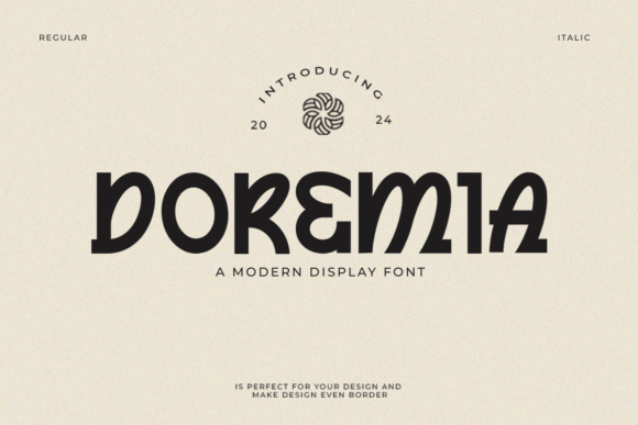 Doremia: A Bold, Modern Display Font