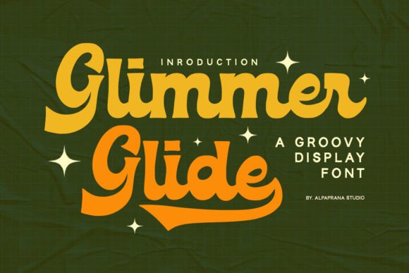 Glimmer Glide: Evaluating a Groovy Script Font for Modern Branding and Design Projects