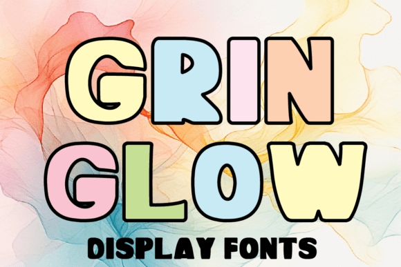 Grin Glow: Bold Typography for Modern Design