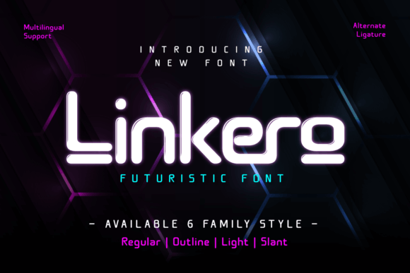 Linkero: The Futuristic Font for Modern Design