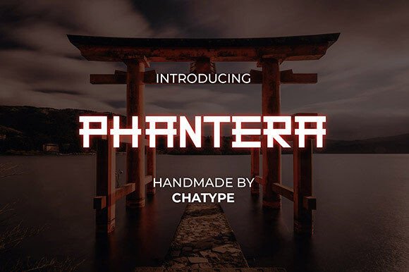 Phantera: A Bold Display Font for Modern Creative Projects