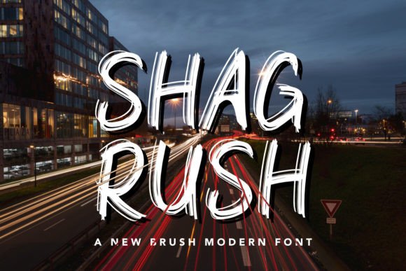Shagrush: Elevating Brand Identity with Dynamic Typography in the Digital Age