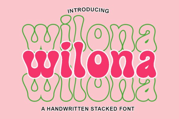 Wilona: Elevating Your Creative Projects with a Distinctive Display Font